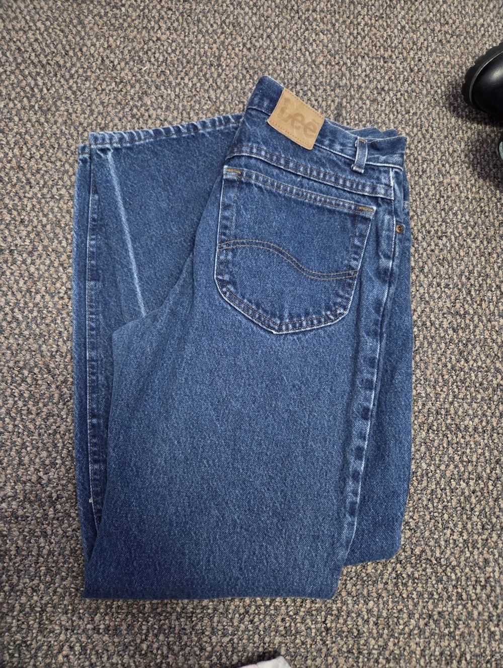 Lee Relaxed Fit Dark Blue Jeans